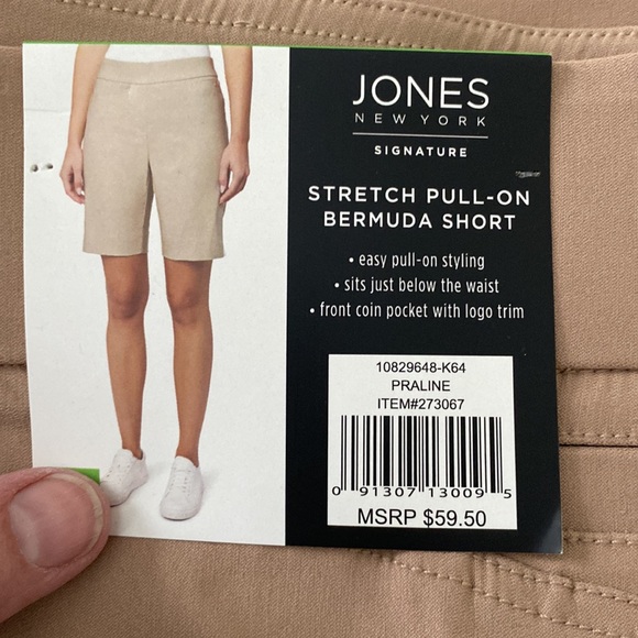 Jones New York Pull on Bermuda Shorts Size XXL. NWOT - Picture 9 of 10
